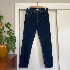 Re/done high rise ankle crop 28